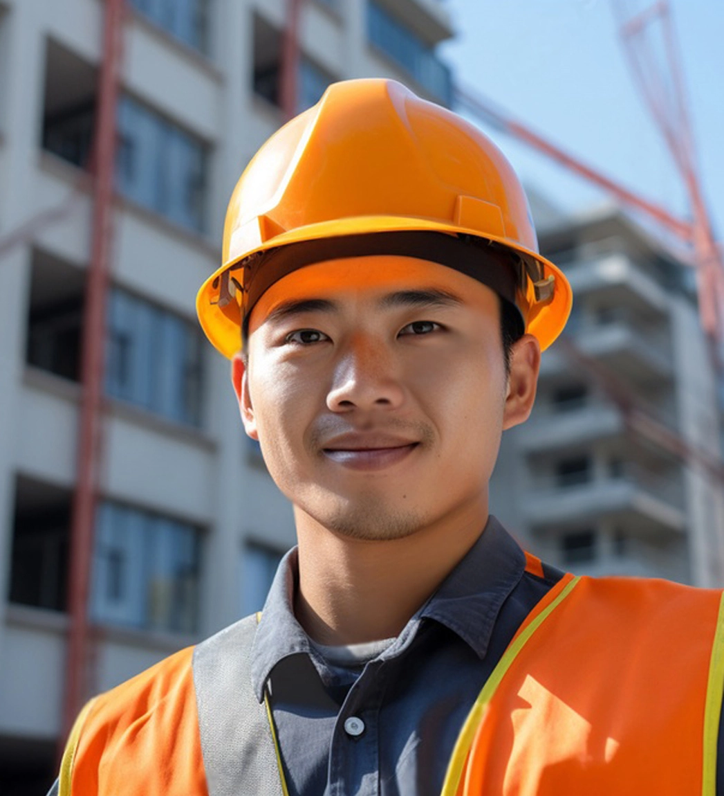 Muncitori asiatici în construcții